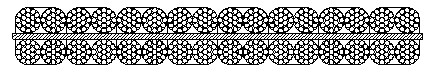 扁鋼絲繩結(jié)構(gòu)8×4×19截面圖